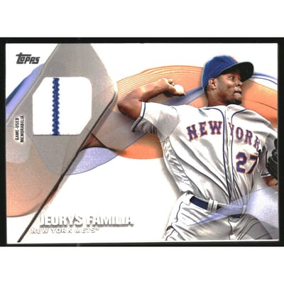 2017 Topps Major League Materials #MLMJF Jeurys Familia S2