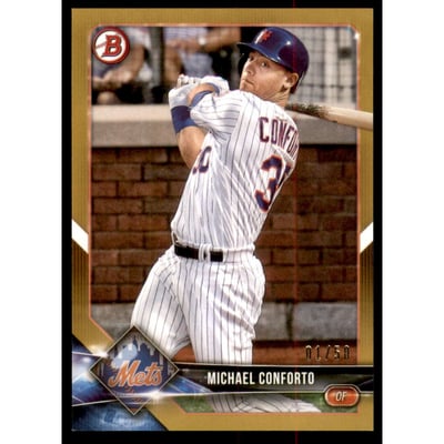 2018 Bowman Gold #93 Michael Conforto