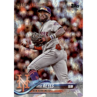 2018 Topps Factory Set Foilboard #345 Jose Reyes