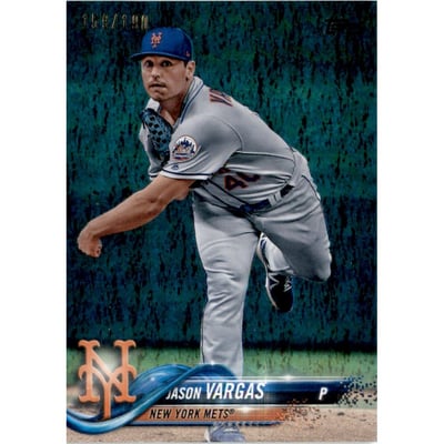 2018 Topps Factory Set Foilboard #530 Jason Vargas