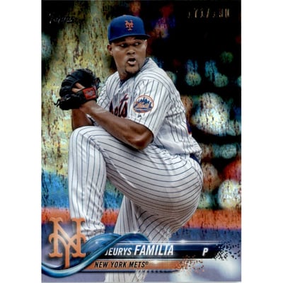 2018 Topps Factory Set Foilboard #689 Jeurys Familia