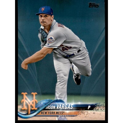 2018 Topps Father's Day Blue #530 Jason Vargas