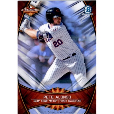 2019 Bowman Chrome '18 AFL Fall Stars #AFLPA Pete Alonso