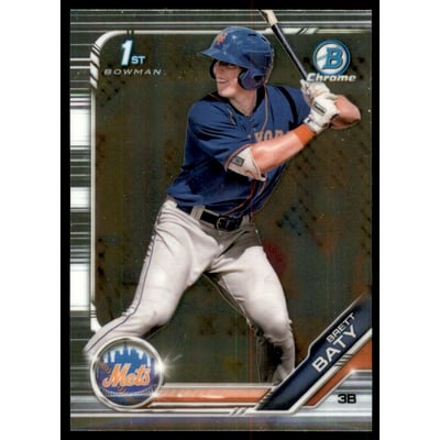 2019 Bowman Chrome Draft #BDC39 Brett Baty