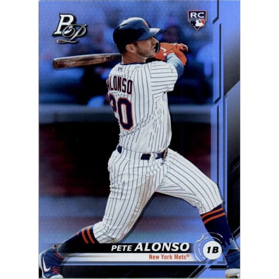 2019 Bowman Platinum Base Set Variations #20 Pete Alonso