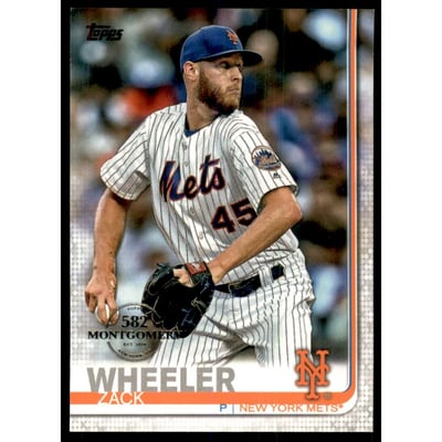 2019 Topps Factory Set 582 Montgomery #371 Zack Wheeler