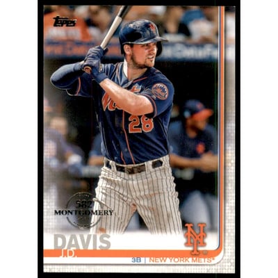 2019 Topps Factory Set 582 Montgomery #603 J.D. Davis