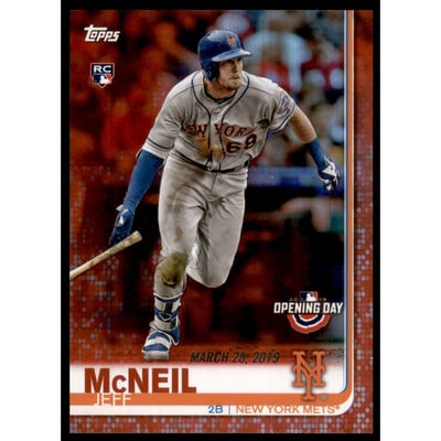 2019 Topps Opening Day Red Foil #133 Jeff McNeil