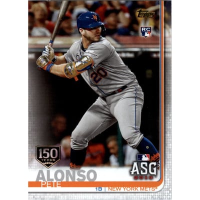 2019 Topps Update 150th Anniversary #US47 Pete Alonso AS