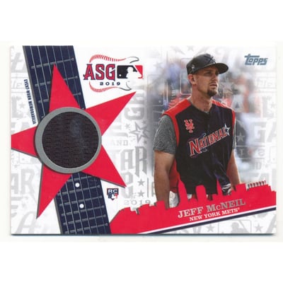 2019 Topps Update All Star Stitches #ASSRJEM Jeff McNeil