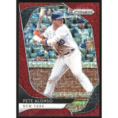 2020 Panini Prizm Prizms Red Mojo #66 Pete Alonso