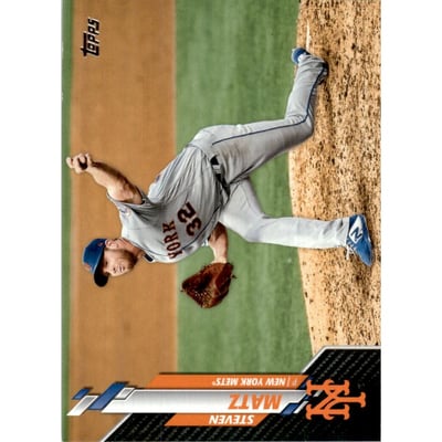2020 Topps Black #128 Steven Matz