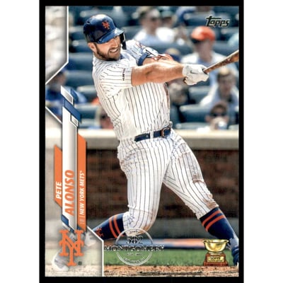 2020 Topps Factory Set 582 Montgomery Club #350 Pete Alonso CUP