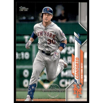 2020 Topps Factory Set 582 Montgomery Club #75 Michael Conforto