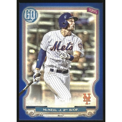 2020 Topps Gypsy Queen Blue #54 Jeff McNeil