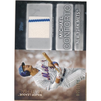 2020 Topps Major League Materials Black #MLMMCO Michael Conforto