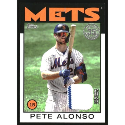 2021 Topps '86 Topps Relics #86RPA Pete Alonso