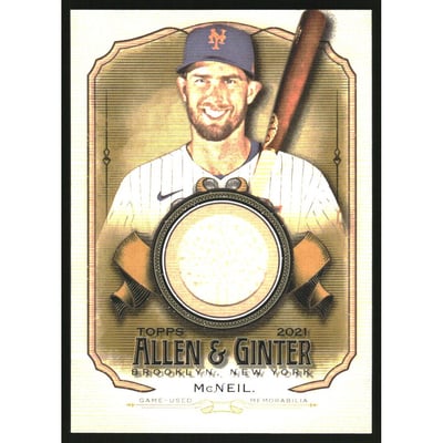 2021 Topps Allen and Ginter Relics #AGAJMC Jeff McNeil