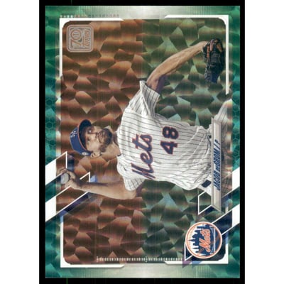 2021 Topps Green Foil #200 Jacob deGrom