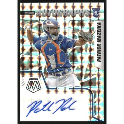 2022 Panini Mosaic Rookie Autographs #34 Patrick Mazeika