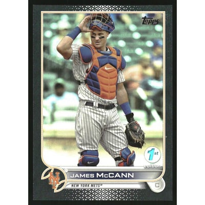 2022 Topps 1st Edition Black #256 James McCann