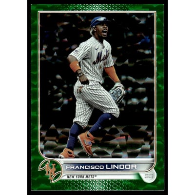 2022 Topps Green Foilboard #450 Francisco Lindor