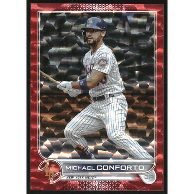 2022 Topps Red Foilboard #37 Michael Conforto