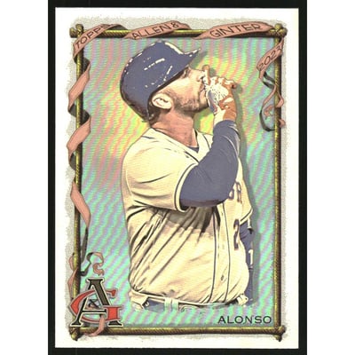 2023 Topps Allen and Ginter Silver Portrait #392 Pete Alonso SP