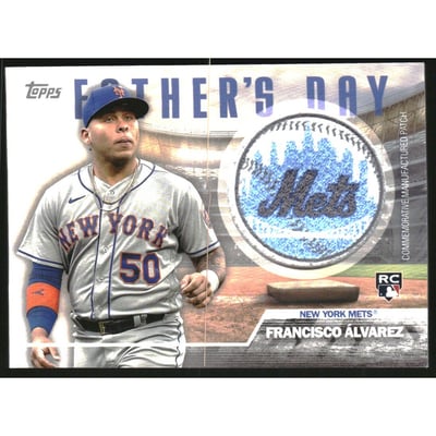 2023 Topps Father's Day Commemorative Team Patches #FDFA Francisco alvarez