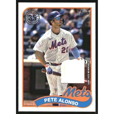 2024 Topps '89 Topps Relics #89BRPA Pete Alonso