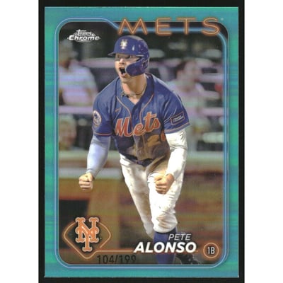 2024 Topps Chrome Aqua Refractors #269 Pete Alonso