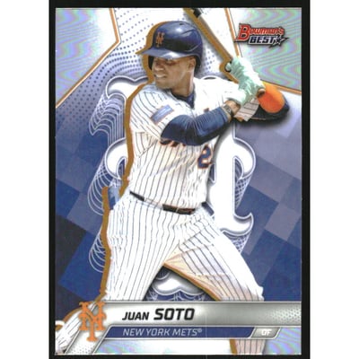 2025 Bowman's Best Refractors #4 Juan Soto