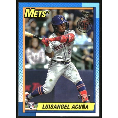 2025 Topps '90 Topps Series 2 The Real One #90B222 Luisangel Acuna