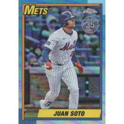 2025 Topps Chrome Update '90 Topps #90CU4 Juan Soto