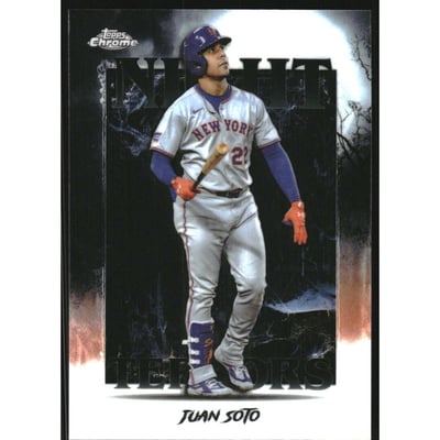 2025 Topps Chrome Update Night Terrors #NT8 Juan Soto