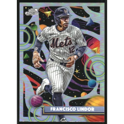 2025 Topps Cosmic Chrome Refractors #106 Francisco Lindor