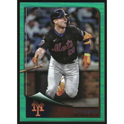 2025 Topps Flagship Collection Green Foil #48 Pete Alonso
