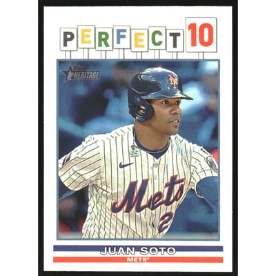 2025 Topps Heritage Perfect 10 #P102 Juan Soto