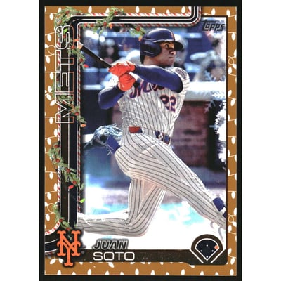 2025 Topps Holiday Gold Lights #H150 Juan Soto