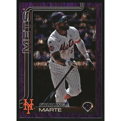2025 Topps Purple Holo Foil #173 Starling Marte