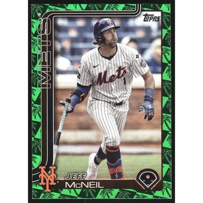 2025 Topps Spring Training Green Foil #149 Jeff McNeil