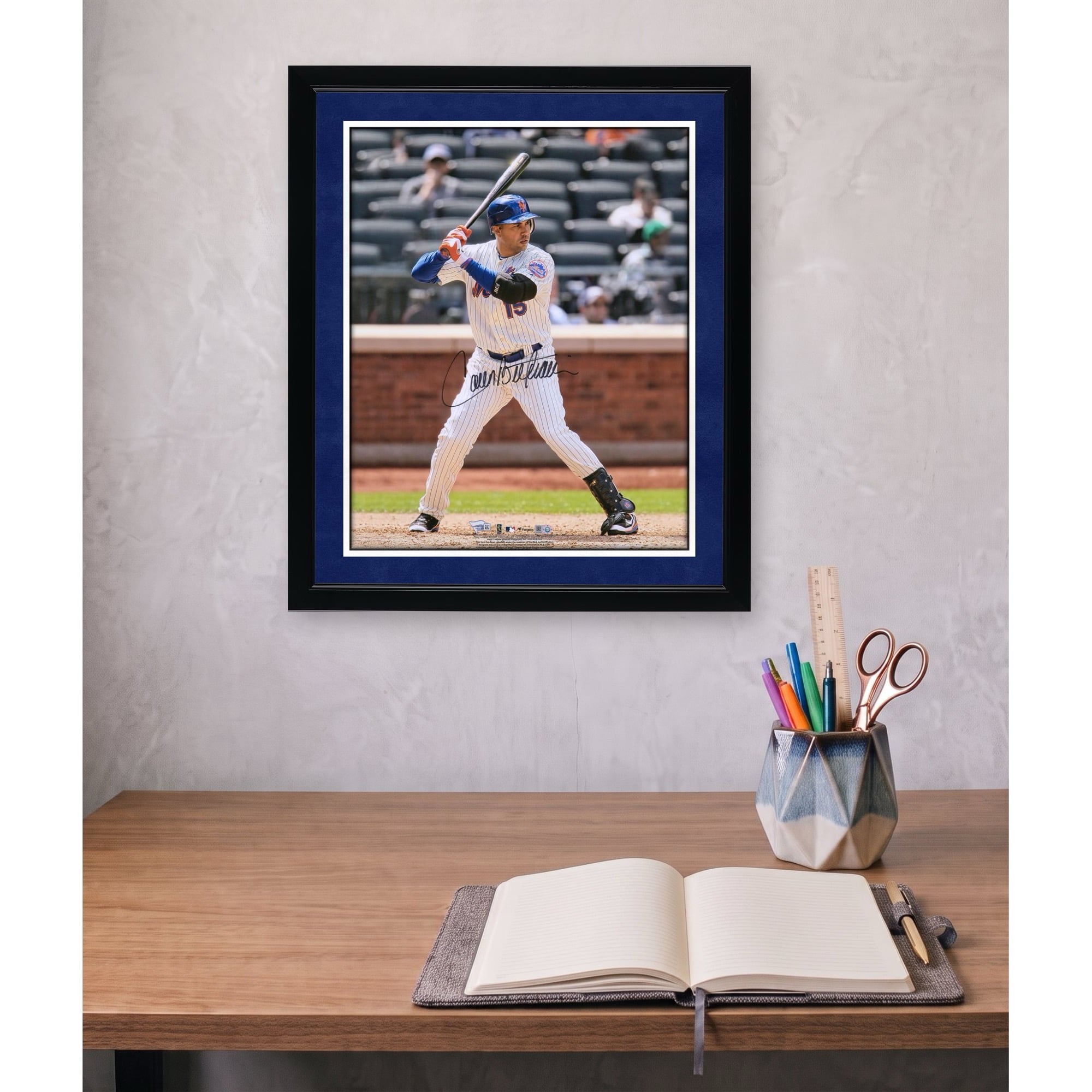 Carlos Beltran New York Mets Autographed 16" x 20" Hitting Photograph