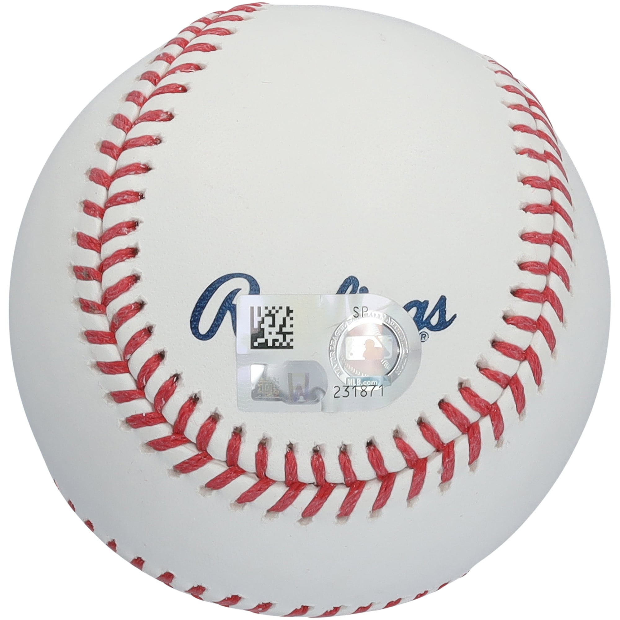 Carlos Beltran New York Mets Autographed Hall of Fame Logo Baseball