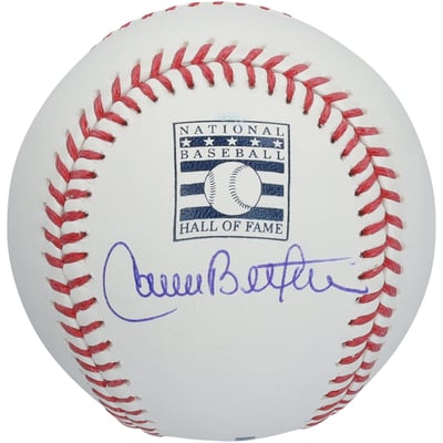 Carlos Beltran New York Mets Autographed Fanatics Authentic Hall of Fame Logo Baseball  