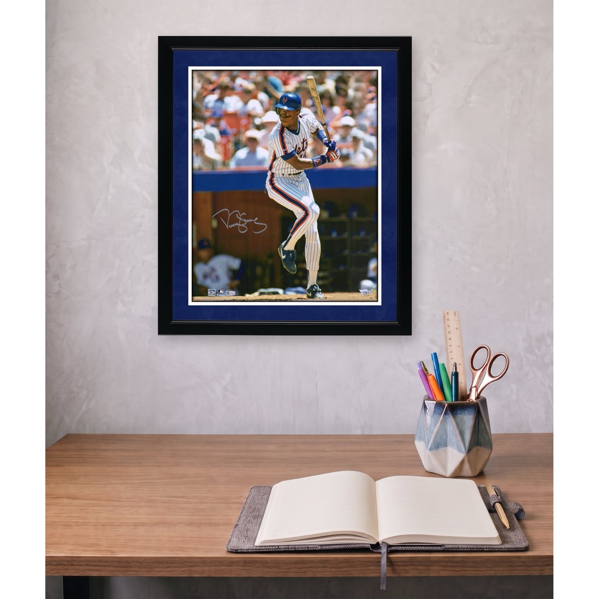 Darryl Strawberry New York Mets Autographed 16" x 20" Hitting Photograph