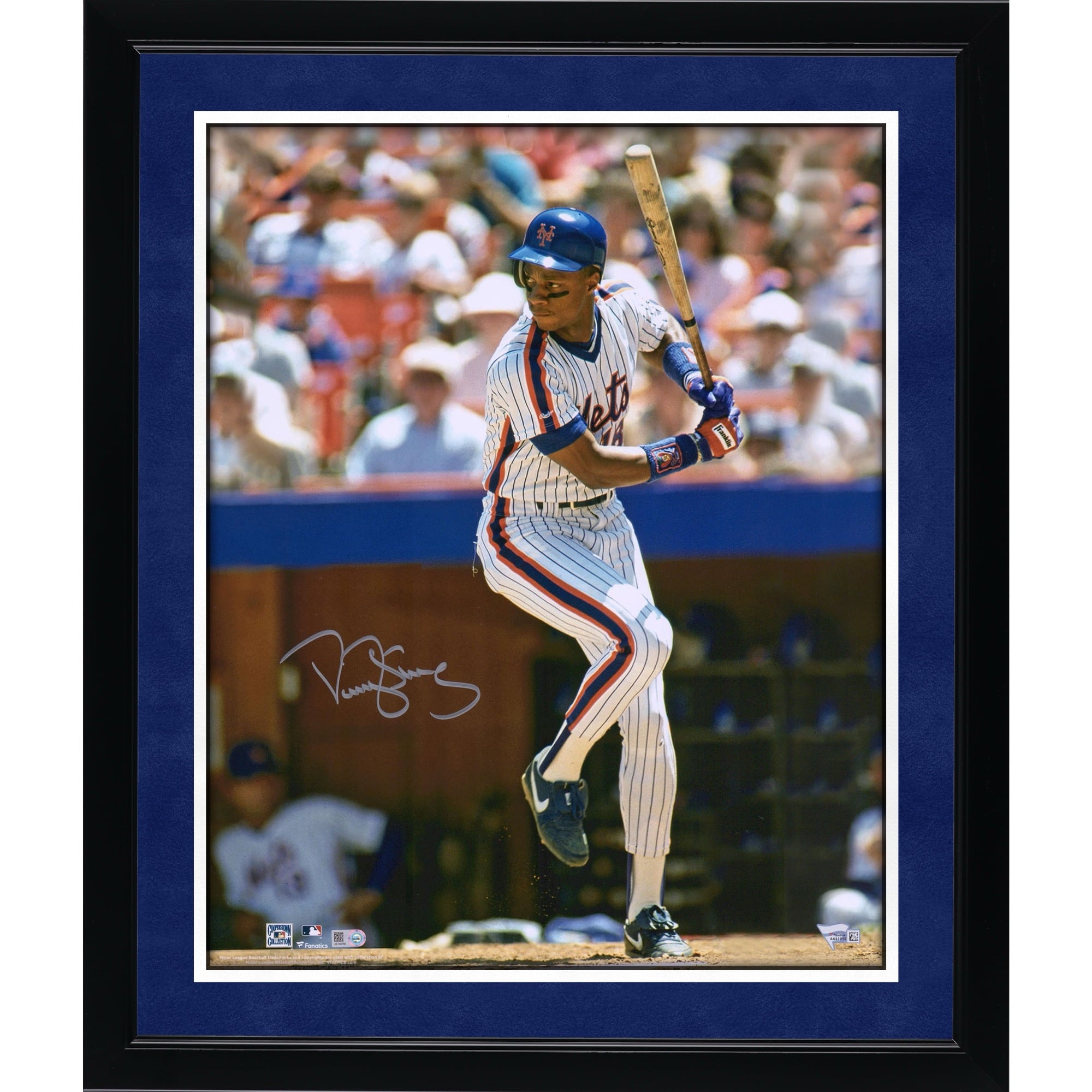 Darryl Strawberry New York Mets Autographed 16" x 20" Hitting Photograph