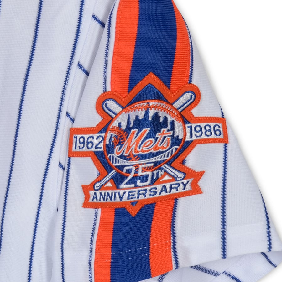 Darryl Strawberry 1986 New York Mets World Series Grey Road Jersey – Majestic, Men's