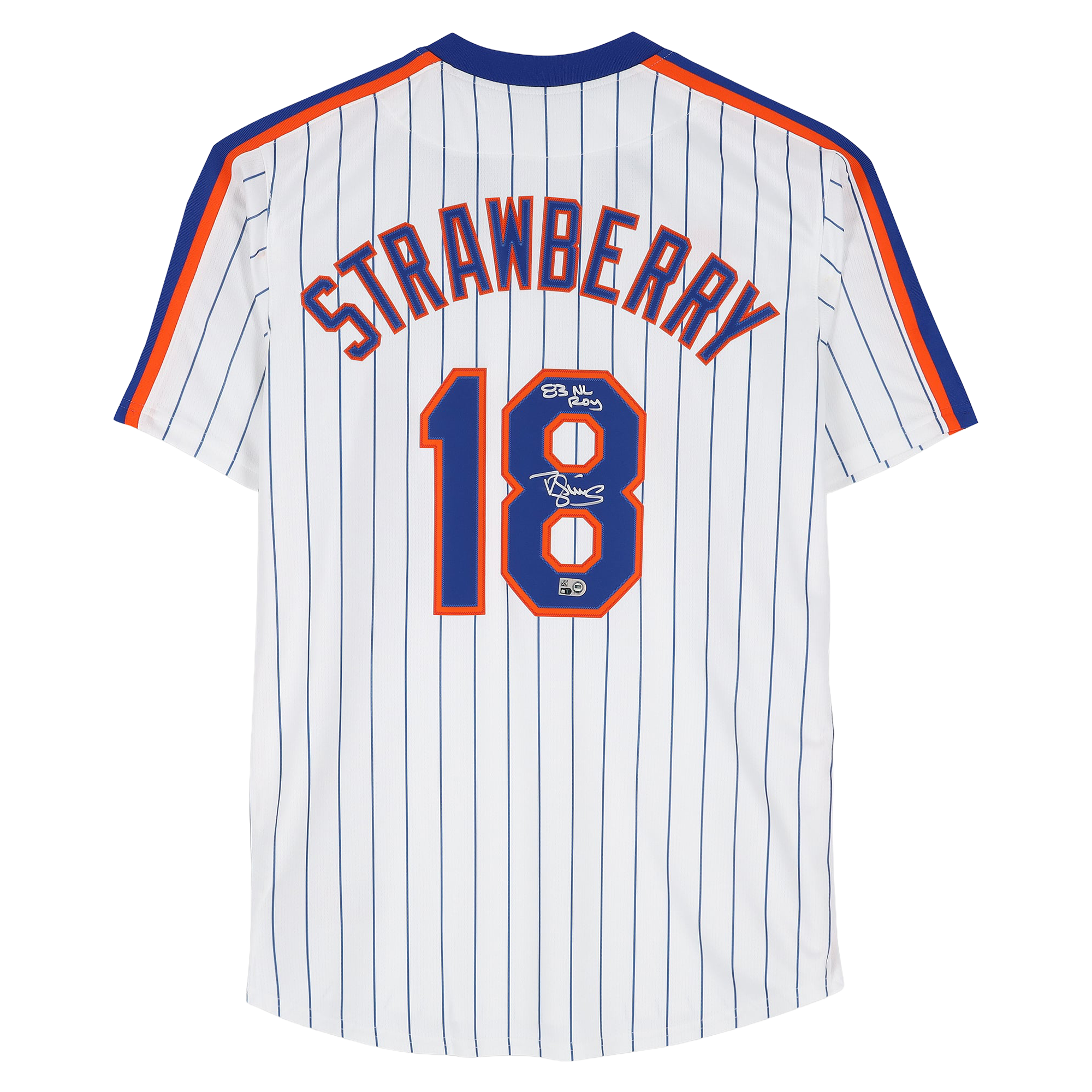 Darryl Strawberry New York Mets Autographed White Nike Cooperstown Limited Jersey with " 83 NL ROY" Inscription