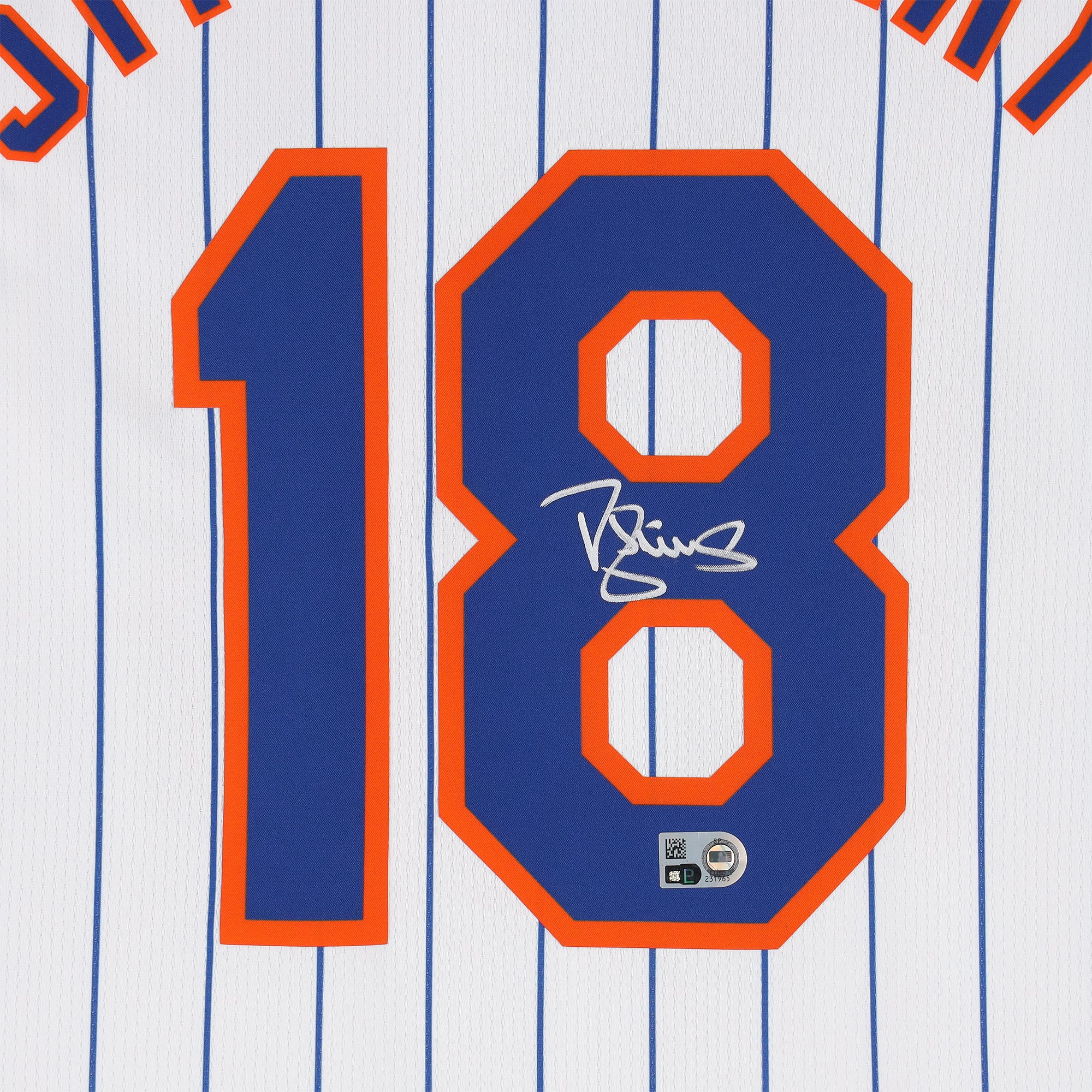 Darryl Strawberry New York Mets Autographed White Nike Cooperstown Limited Jersey