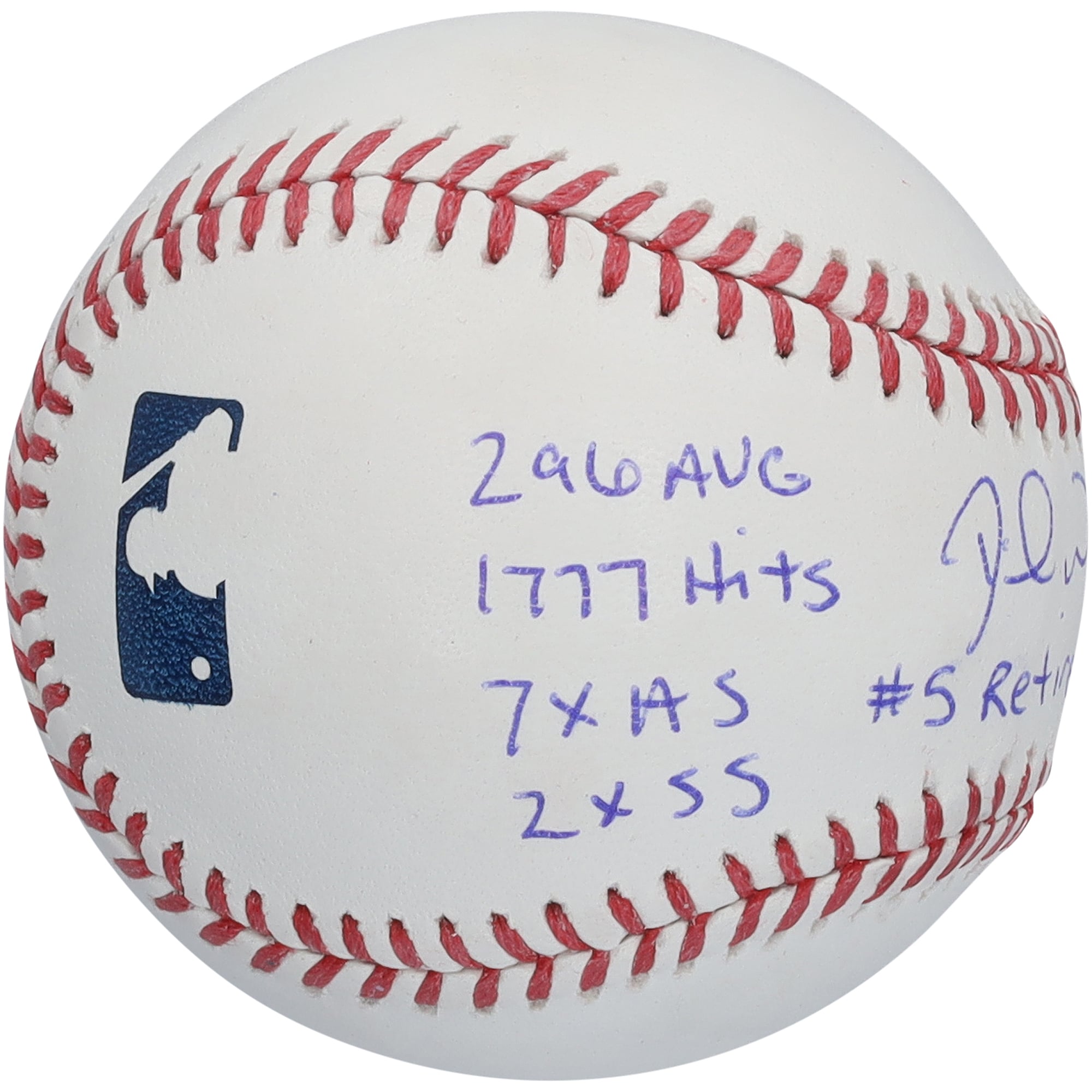 David Wright New York Mets Autographed Baseball with Multiple Inscriptions - Limited Edition #5/5